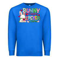 True Royal Bunny Kisses Easter Wishes Premium Sweatshirt - CowhideDigitalArt
