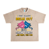 French Oak My Brain is 95% Show Tunes. Funny Theatre Gift. Urban Heavy Tee - Bettercallsaul