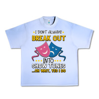 Grape Ice My Brain is 95% Show Tunes. Funny Theatre Gift. Urban Heavy Tee - Bettercallsaul