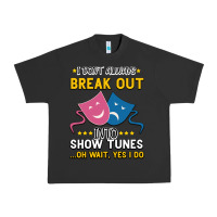 Pigment Black My Brain is 95% Show Tunes. Funny Theatre Gift. Urban Heavy Tee - Bettercallsaul