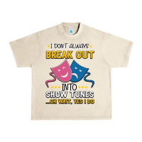 Sandshell My Brain is 95% Show Tunes. Funny Theatre Gift. Urban Heavy Tee - Bettercallsaul