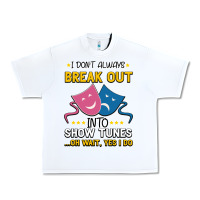 White My Brain is 95% Show Tunes. Funny Theatre Gift. Urban Heavy Tee - Bettercallsaul