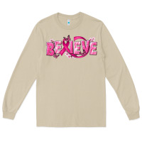 Mushroom Cancer Believe Long Sleeve Tee - NancyCooperArtShop