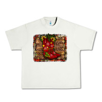 Pistachio cowboy boots christmas Urban Heavy Tee - JahusDesignShop