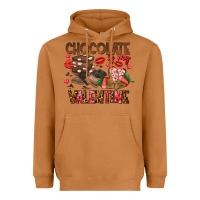 Meerkat Chcolate is my Valentine Heavyweight Hoodie - CowhideDigitalArt