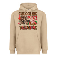 Mushroom Chcolate is my Valentine Heavyweight Hoodie - CowhideDigitalArt