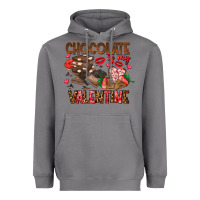 Storm Chcolate is my Valentine Heavyweight Hoodie - CowhideDigitalArt