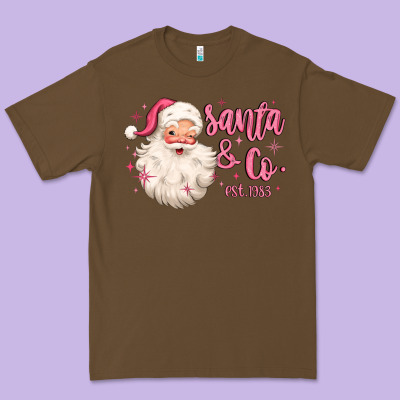 Santa And Co Premium Tee Designed By Maliassmallbusiness