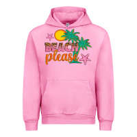 Fuchsia Pink beach please Urban Hoodie - Artiststas