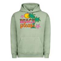 Pigment Oil Green beach please Urban Hoodie - Artiststas