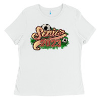 White senior 2023 soccer Ladies Tee - NancyCooperArtShop
