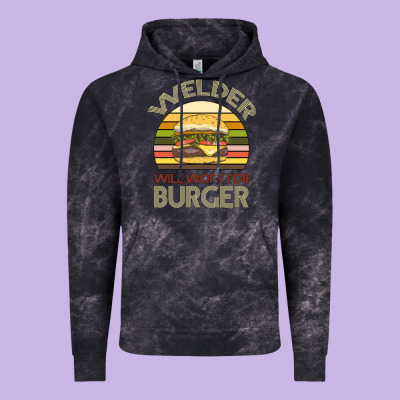Welder Wıll Work For Burger Vintage Hoodie Designed By Bettercallsaul
