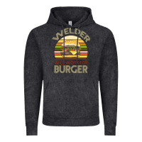 Vintage Black Welder Wıll Work For Burger Vintage Hoodie - Bettercallsaul