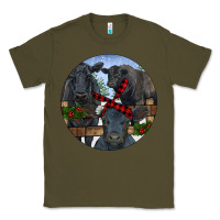 Army Green Black Angus Family Classic Tee - RanaPortraitStore
