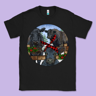 Black Angus Family Classic Tee Designed By Ranaportraitstore