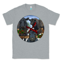 Heather Grey Black Angus Family Classic Tee - RanaPortraitStore