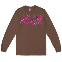 Chestnut hope breast cancer butterfly Long Sleeve Tee - Jasminsmagicworld