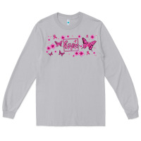 Moon Dust hope breast cancer butterfly Long Sleeve Tee - Jasminsmagicworld