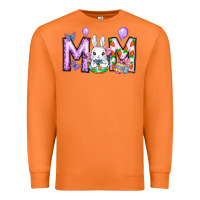 Carrot easter day mom Premium Sweatshirt - CowhideDigitalArt