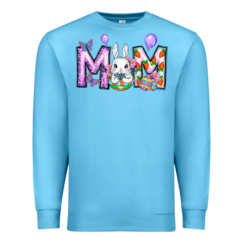 Easter Day Mom Premium Sweatshirt by CowhideDigitalArt | Teevron
