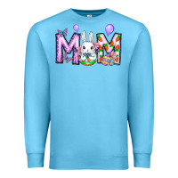 Ocean Blue easter day mom Premium Sweatshirt - CowhideDigitalArt