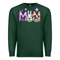 Sports Green easter day mom Premium Sweatshirt - CowhideDigitalArt
