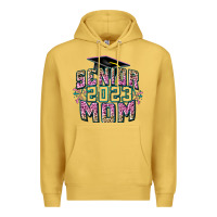 Antique Gold Senior 2023 mom Mother's Day Premium Hoodie - FaDigitalArtStudio