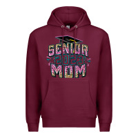 Burgundy Senior 2023 mom Mother's Day Premium Hoodie - FaDigitalArtStudio