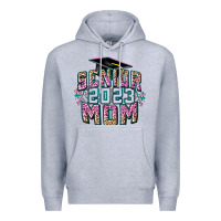 Heather Grey Senior 2023 mom Mother's Day Premium Hoodie - FaDigitalArtStudio