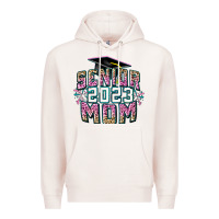 Pale Pink Senior 2023 mom Mother's Day Premium Hoodie - FaDigitalArtStudio