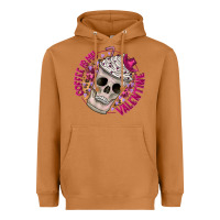 Meerkat Coffee is my Valentine Heavyweight Hoodie - CowhideDigitalArt
