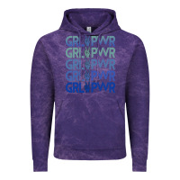 Cloud Purple Girl Power Peace Vintage Hoodie - Bettercallsaul