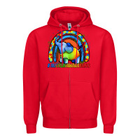 Red Autism Awareness Autism elephant Zipper Hoodie - FaDigitalArtStudio