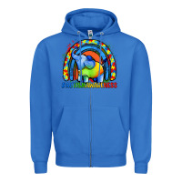True Royal Autism Awareness Autism elephant Zipper Hoodie - FaDigitalArtStudio