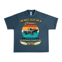 Midnight Navy Vintage 50th Birthday I'm Not Old I'm A Classic Born In 1970 Urban Heavy Tee - Bettercallsaul