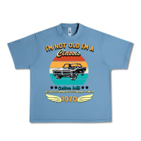 Pebble Blue Vintage 50th Birthday I'm Not Old I'm A Classic Born In 1970 Urban Heavy Tee - Bettercallsaul