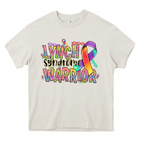 Cream lynch syndrome warrior Heavy Core Tee - NancyCooperArtShop