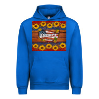 Cobalt usa map Urban Hoodie - Artiststas
