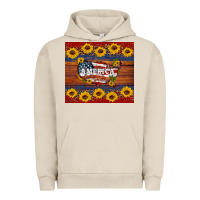 Pigment French Oak usa map Urban Hoodie - Artiststas