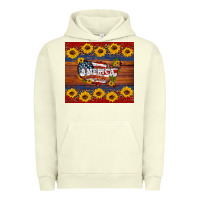 Pigment Pistachio usa map Urban Hoodie - Artiststas