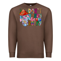 Chestnut DON T WORRY Be hoppy Easter Premium Sweatshirt - CowhideDigitalArt