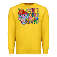 Lemon DON T WORRY Be hoppy Easter Premium Sweatshirt - CowhideDigitalArt