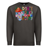 Smoke DON T WORRY Be hoppy Easter Premium Sweatshirt - CowhideDigitalArt