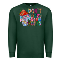 Sports Green DON T WORRY Be hoppy Easter Premium Sweatshirt - CowhideDigitalArt