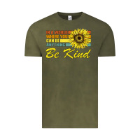 Vintage Olive In A World Where You Can Be Anything Be Kind Vintage Tee - Bettercallsaul
