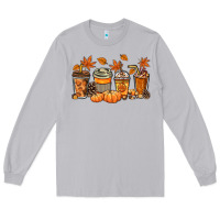 Moon Dust Fall coffee cups Long Sleeve Tee - NancyCooperArtShop