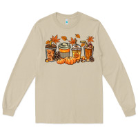 Mushroom Fall coffee cups Long Sleeve Tee - NancyCooperArtShop