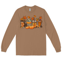 Toasted Coconut Fall coffee cups Long Sleeve Tee - NancyCooperArtShop
