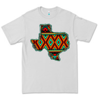 Texas Map With Aztec Background Premium Tee | Teevron