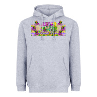 Heather Grey Just Bead Heavyweight Hoodie - CowhideDigitalArt